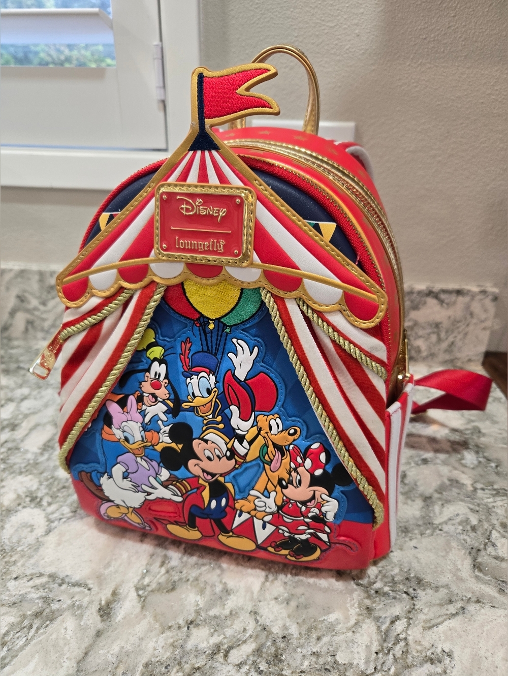 Loungefly Big Top Circus Tent Mini Backpack